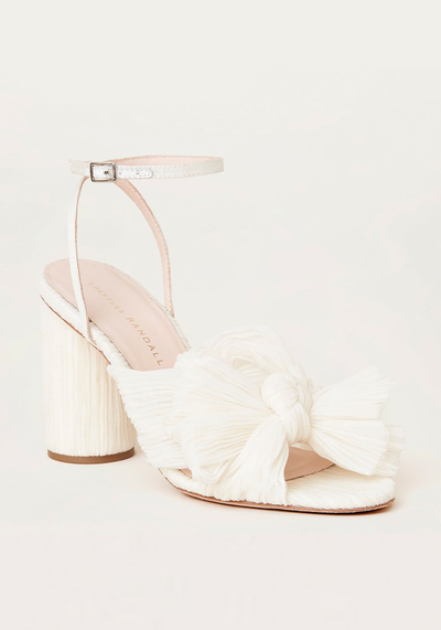 Camellia Bow Heel Pearl from Loeffler Randall 