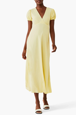 Crepe Wrap Front Midi Dress from Ghost