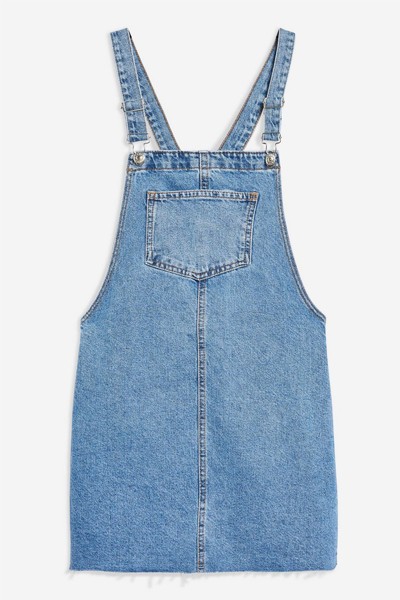 Raw Hem Pinafore Dress from Topshop