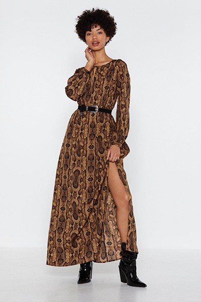 Snake It Extra Maxi Dress