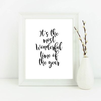 'It's The Most Wonderful Time of the Year' Print from The Perky Panda