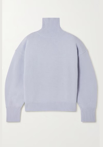 Merino Wool-Blend Turtleneck Sweater  from Frankie Shop 