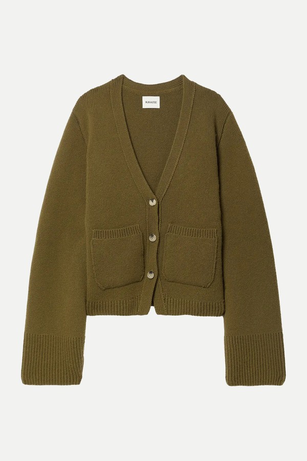 Scarlet Cashmere Cardigan from Khaite