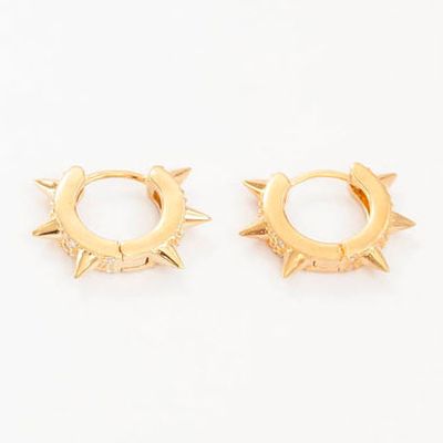 Spikey Hoops from Seol Gold
