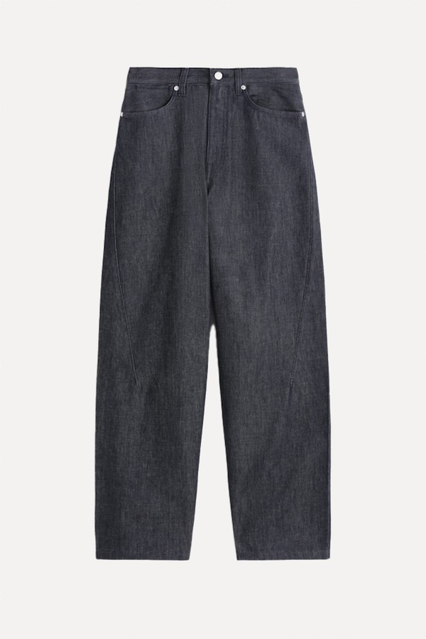 Barrel-Leg Denim Trousers from COS