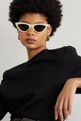 Cat-Eye Acetate Sunglasses from Celine Eyewear