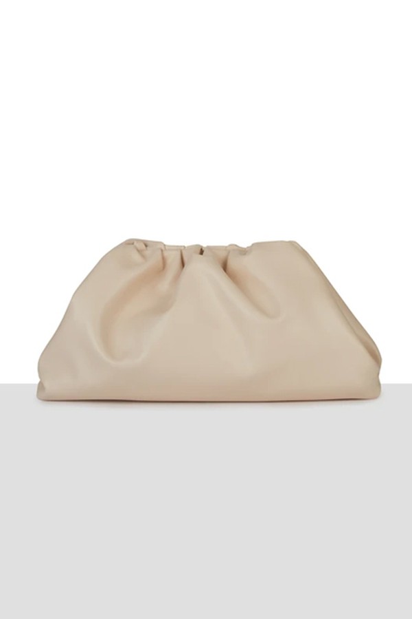 Valencia Supersoft Clutch In Cream from Azurina