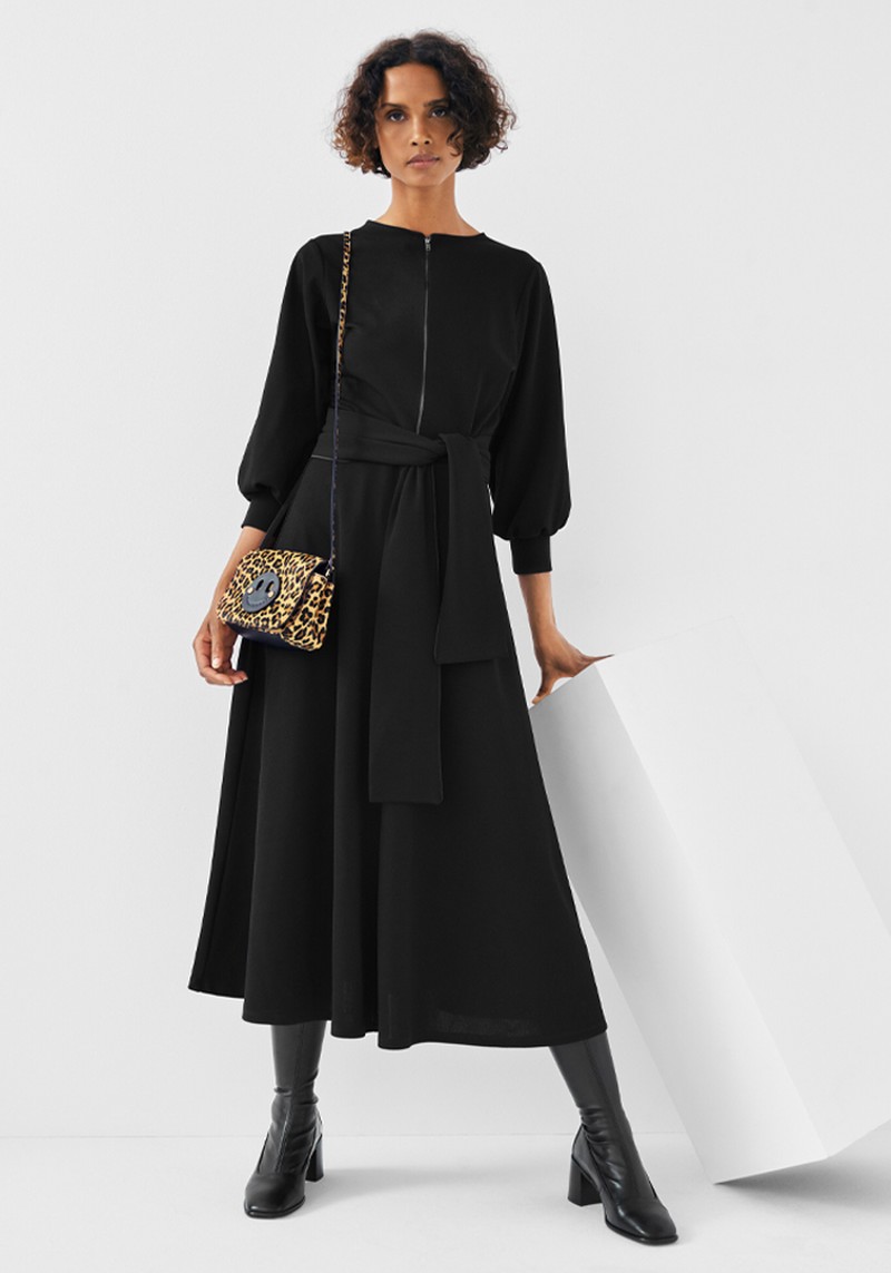 Zip Front Jersey Dress from Next / Mix