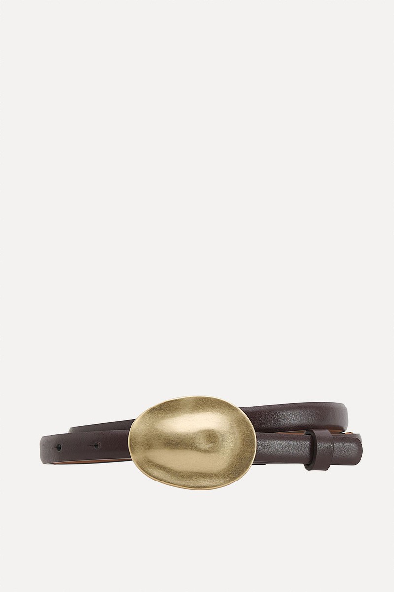 Belt With Decorative Buckle from Reserved