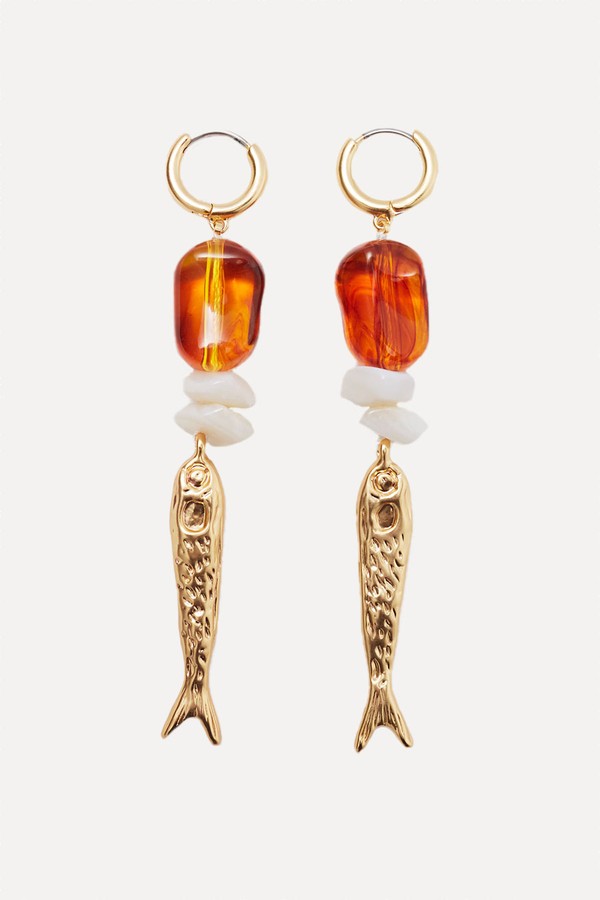 Embellished Hoop Earrings