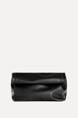 Steven Meisel Leather Clutch Bag from Zara