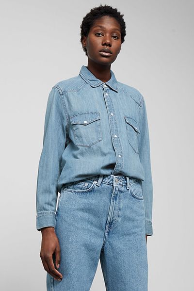 Peak Rodeo Blue Denim Shirt from Weekday