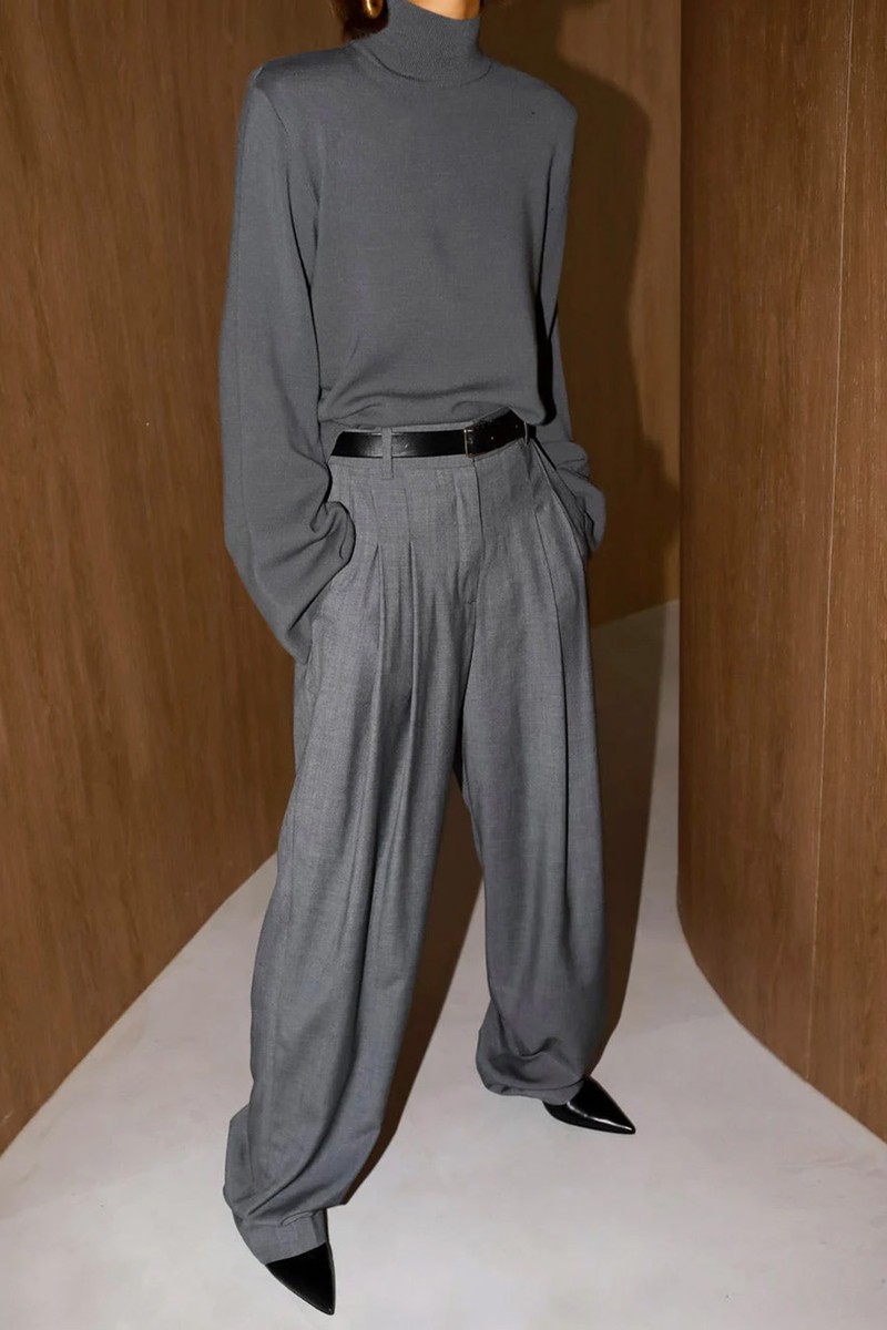 Gelso Pleated Trousers from The Frankie Shop