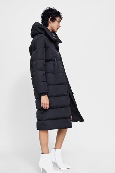 Oversized Down Puffer Coat from Zara