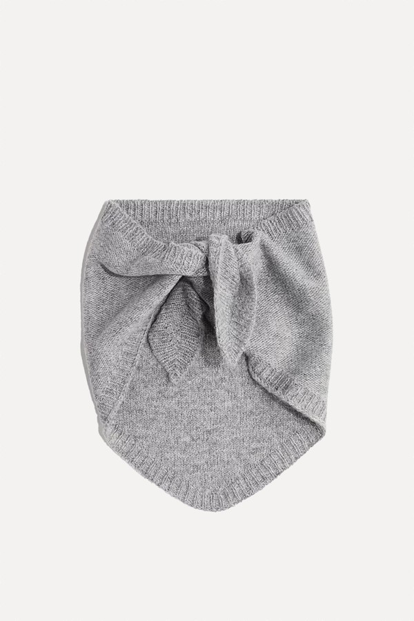 X from Knitted Triangle Scarf, £9.99 | H&M