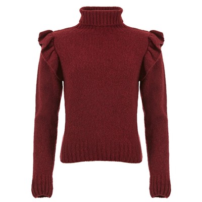 Ada Cashmere Blend Frilled Knit from Masscob