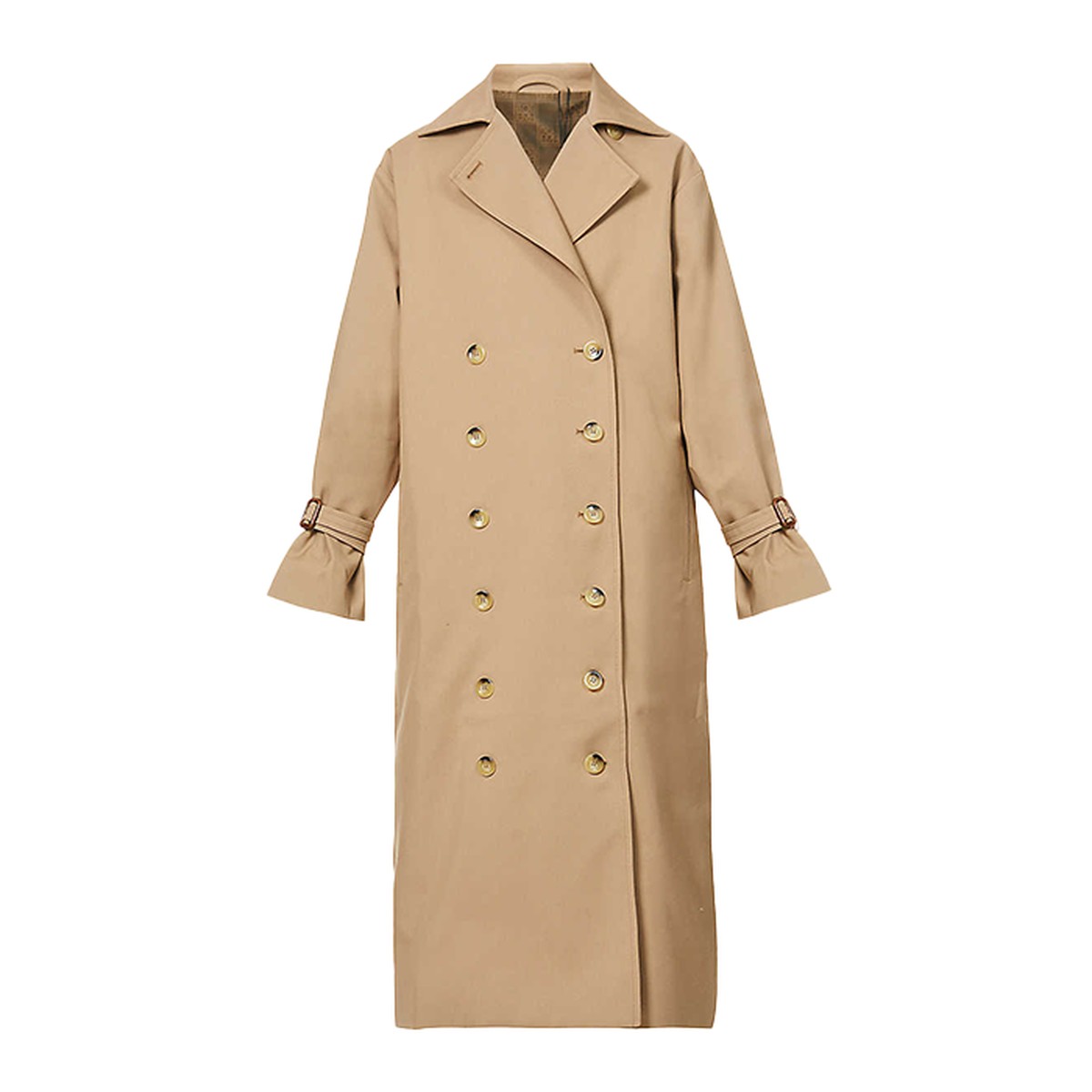 Double-Breasted Cotton-Blend Trench Coat, £650 | Totême