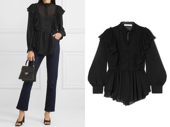 Ruffled Chiffon Blouse from See By Chloe