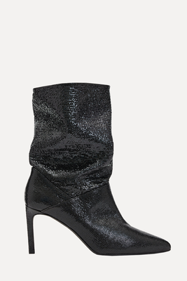 Orlana Shimmer Leather Boots from AllSaints