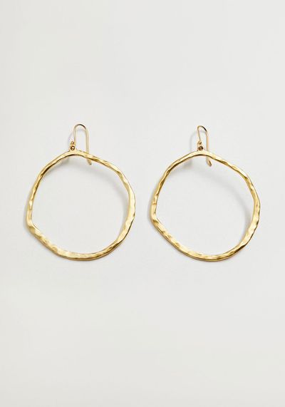 Hoop Pendant Earrings from Mango