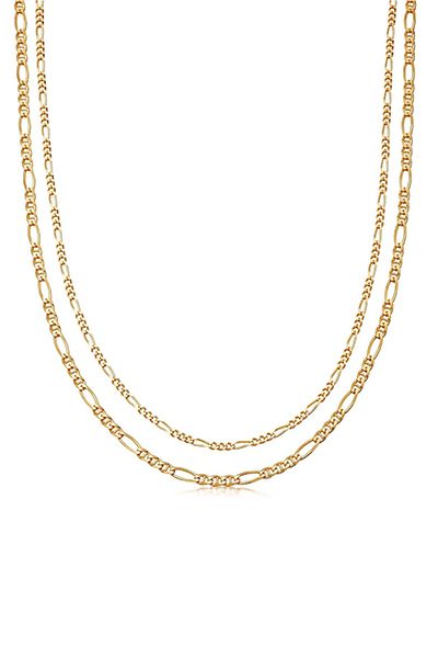 Gold Vervelle Double Chain Necklace from Missoma