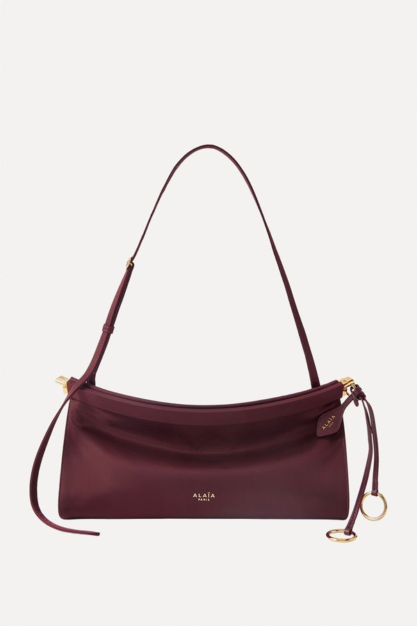 Le Click E/W Medium Satin-Twill Shoulder Bag from Alaïa