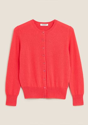 Pure Cashmere Crew Neck Cardigan from M&S
