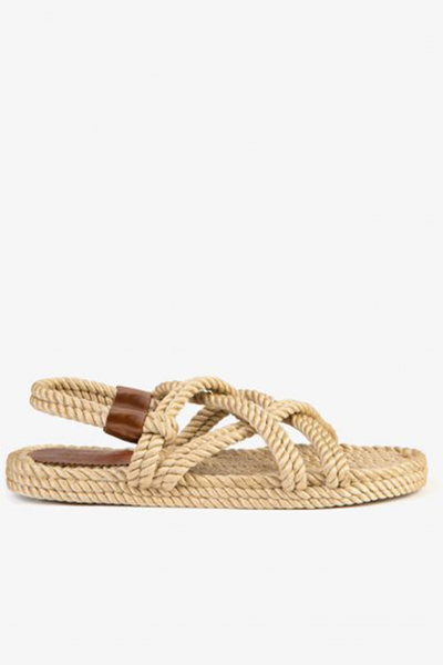 Ivo Rope Sandal - Natural from Penelope Chilvers