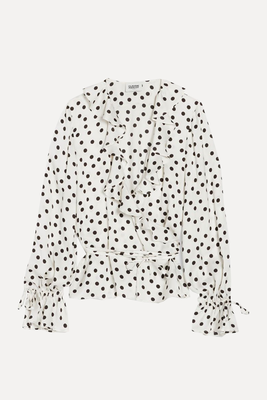 Ruffled Blouse With Polka Dots from Claudie Pierlot