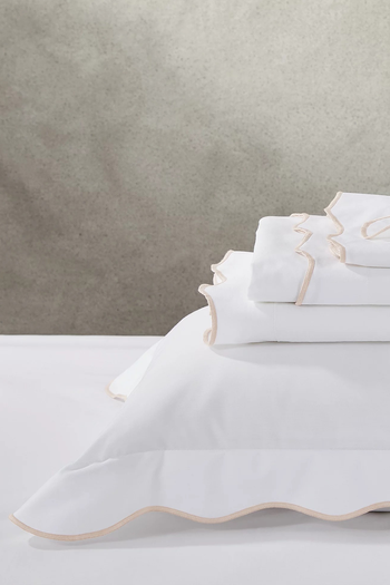 Scallop Edge Bed Linen Collection from The White Company