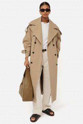 Oversized Cotton Trench Coat from Jigsaw