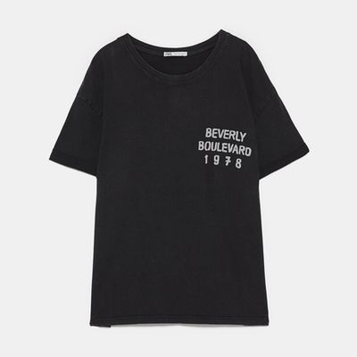 Slogan T-Shirt from Zara