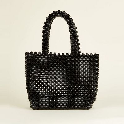 Beaded Grab Tote Bag from New Look