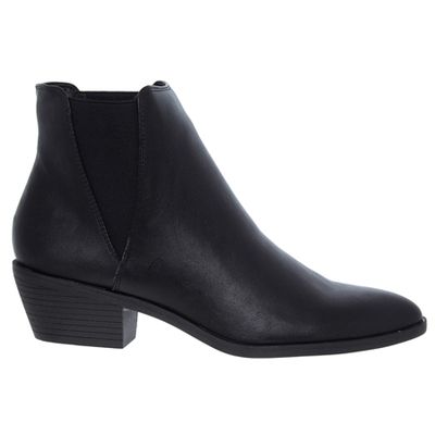 Black Western Chelsea Boots
