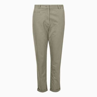 Pure Cotton Tapered Leg Chinos