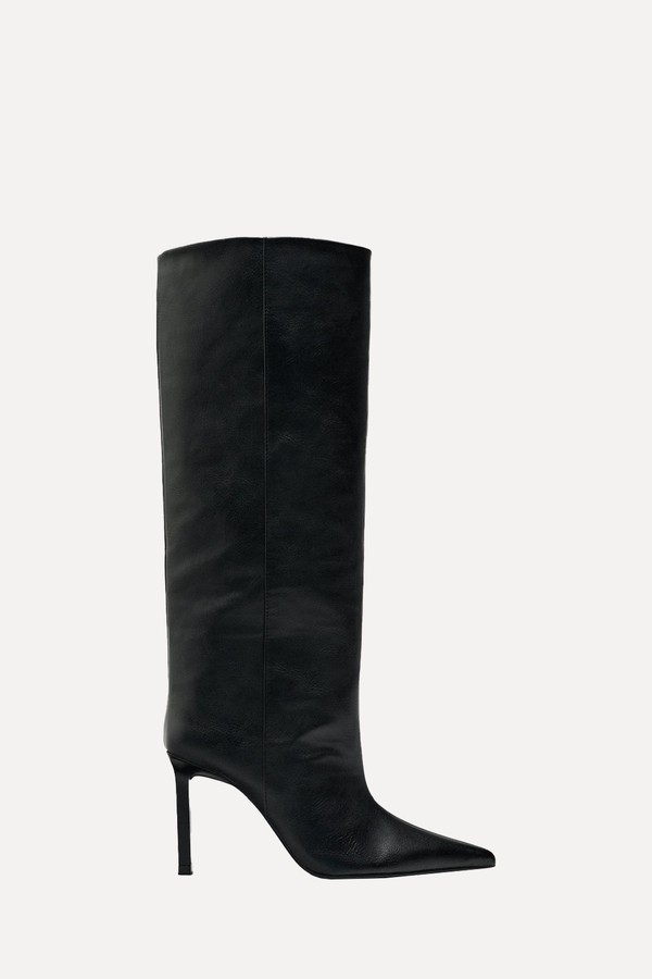 Straight Leg High-Heel Boots from Zara