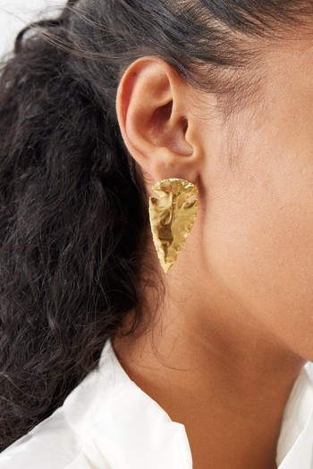 Sepia Gold-Vermeil Earrings  from Hermina Athens 