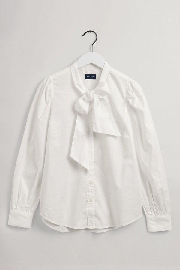 Bow Puff Sleeve Oxford Shirt from Gant