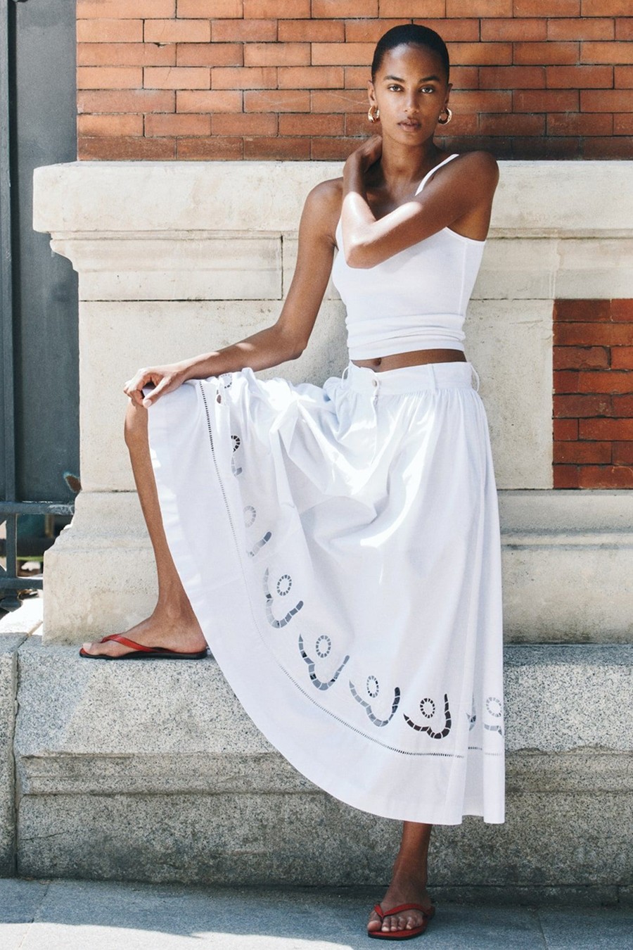 Broderie Anglaise Skirt