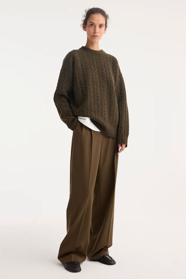 Cable Knit Jumper  from Róhe 