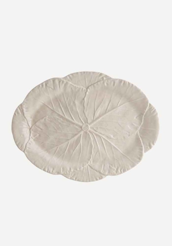 Cabbage Platter from Bordallo Pinheiro