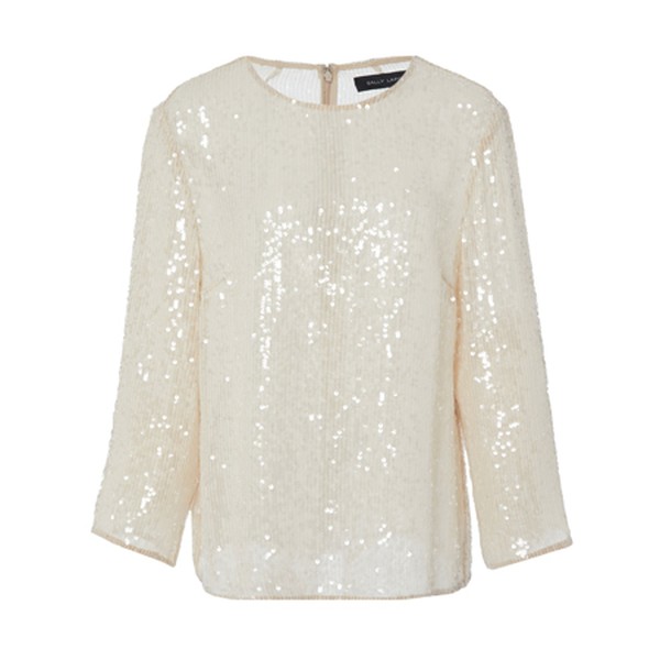 Sequined Tulle Top from Sally LaPointe