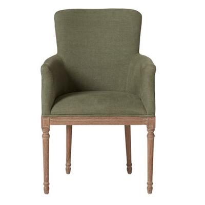 Sage Linen Chair from OKA