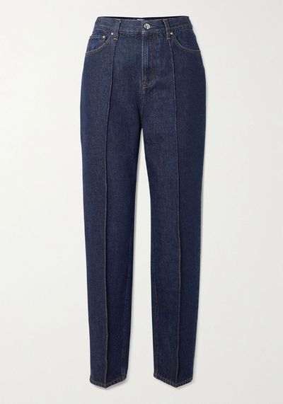 High Rise Tapered Organic Jeans from Totême