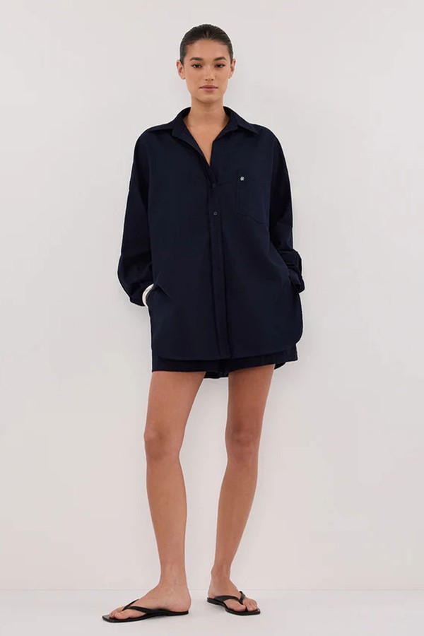 Rhea Oversized Cotton Shirt from Dissh