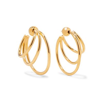 Gold Vermeil Hoop Earrings  from Sophie Buhai