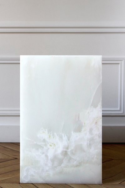 White Onyx Plinth