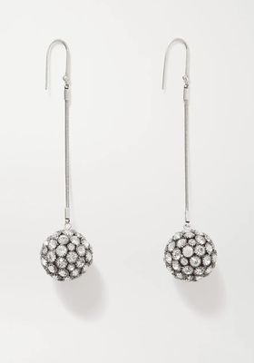 Silver-Tone Crystal Earrings from Isabel Marant