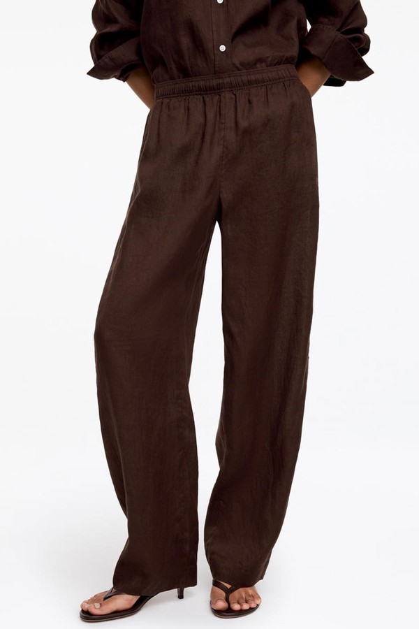 Barrel Linen Trousers