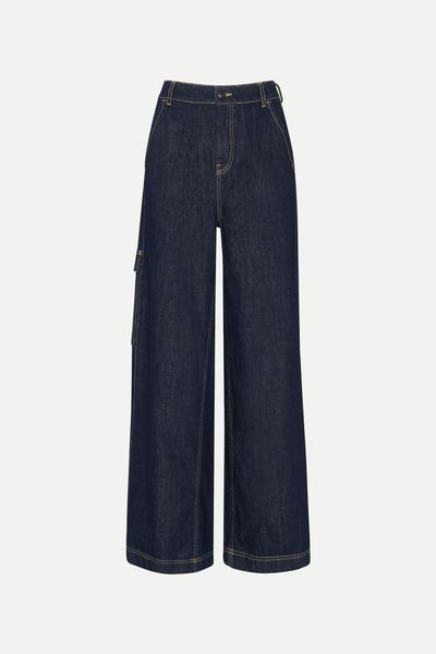 Wide Leg Cargo Jean